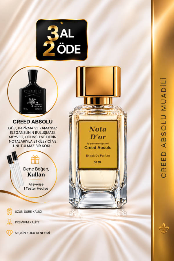 Creed Millesime Aventus Absolu Muadili | Greyfurt – Siyah Frenk Üzümü – Ananas – Vetiver | Güçlü ve Karizmatik Intense Erkek Extrait De Parfüm